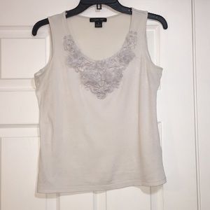 Top with an interesting neckline design